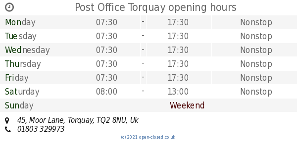 torquay tourist information office opening times