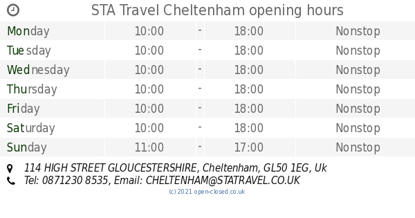 travel centre uk opening times
