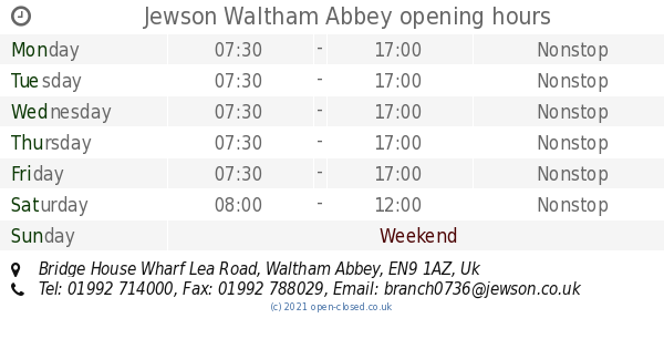 Jewsons waltham abbey