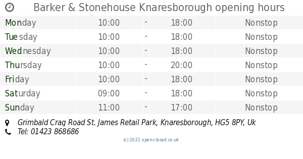 Barker Stonehouse Knaresborough opening times Grimbald Crag