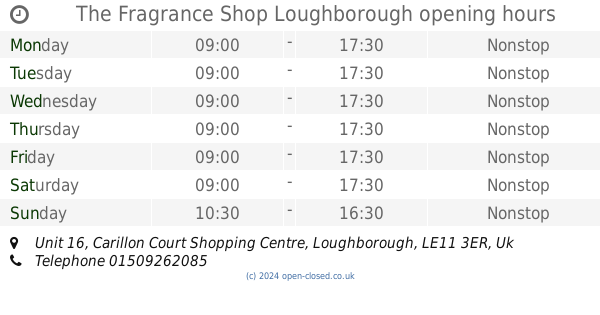 The fragrance shop online nottingham