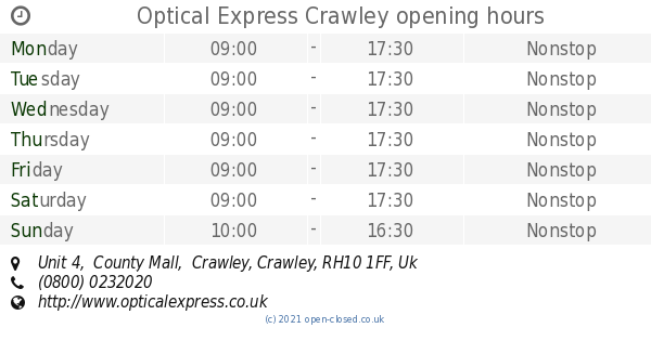 Opening Hours - wide 10