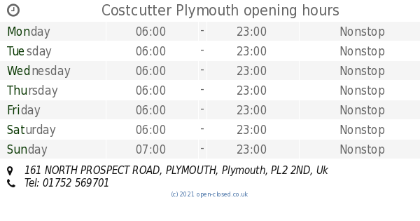 cost cutters plymouth