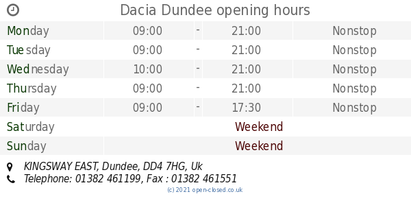 ramsay travel dundee opening times